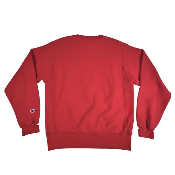 Fairfield University College Sweatshirt Sz S Red Crewneck Champion Reverse Weave - Picture 2 of 15